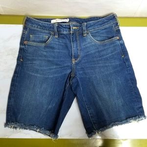 Pilcro by Anthropologie Fray Hem Denim Short 8. .